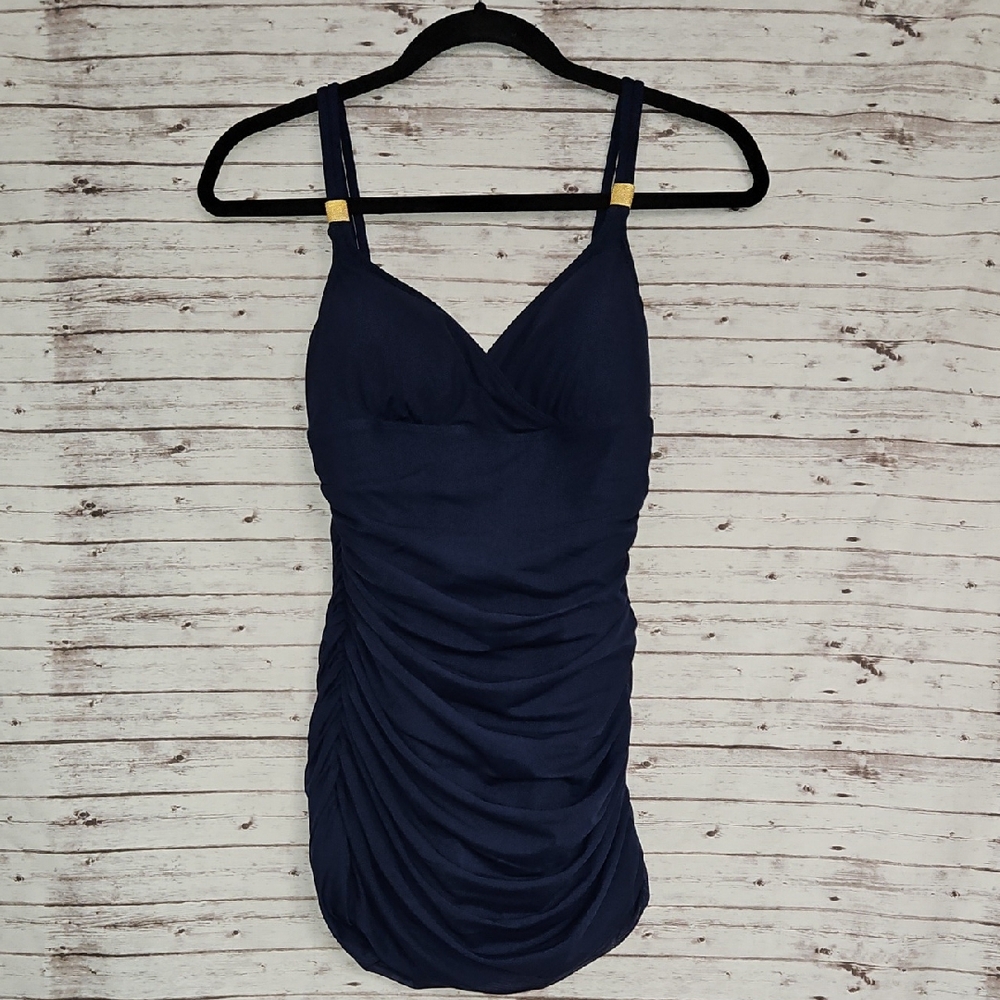 Ralph Lauren Navy One Piece Swimsuit